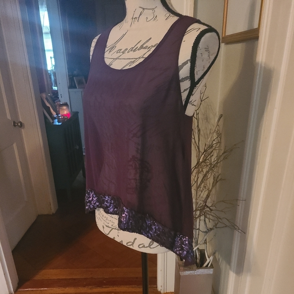 Cute little top w sequins Hp🔥🔥🔥🔥 - Picture 2 of 7